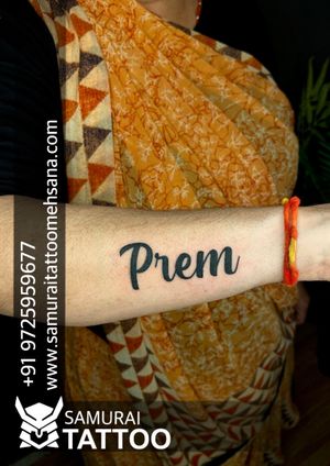 Prem tattoo |Prem name tattoo |Prem name tattoo ideas 