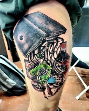 Tattoo by Captain Tattoo Mesa