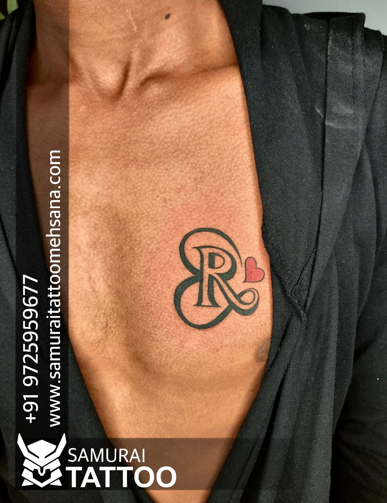 R heart R tattoo || | R tattoo, Tattoo design for hand, Faith tattoo