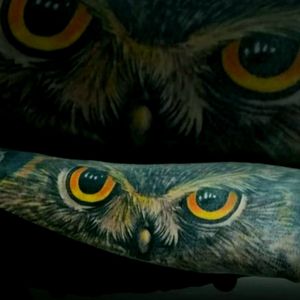 Owl done by Ruvan at Stigma Ink Tattoos 