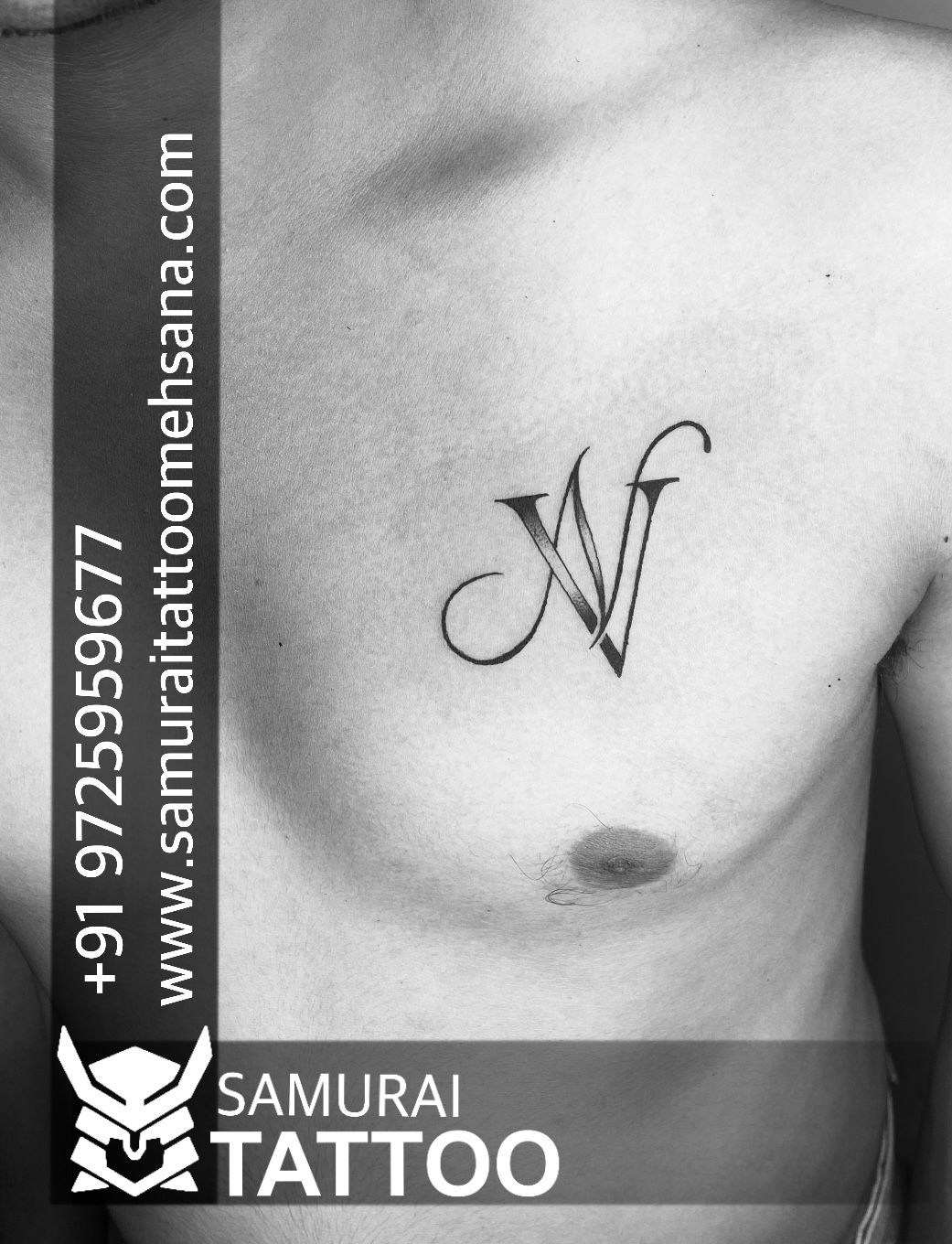V letter tattoo making || TUTORIAL - YouTube