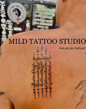 #sakyanttattoo #fivelinetattoo #tattooart #tattooartist #bambootattoothailand #traditional #tattooshop #at #mildtattoostudio #mildtattoophiphi #tattoophiphi #phiphiisland #thailand #tattoodo #tattooink #tattoo #phiphi #kohphiphi #thaibambooartis  #phiphitattoo #thailandtattoo #thaitattoo #bambootattoophiphihttps://instagram.com/mildtattoophiphihttps://instagram.com/mild_tattoo_studiohttps://facebook.com/mildtattoophiphibambootattoo/MILD TATTOO STUDIO my shop has one branch on Phi Phi Island.Situated , Located near  the World Med hospital and Khun va restaurant