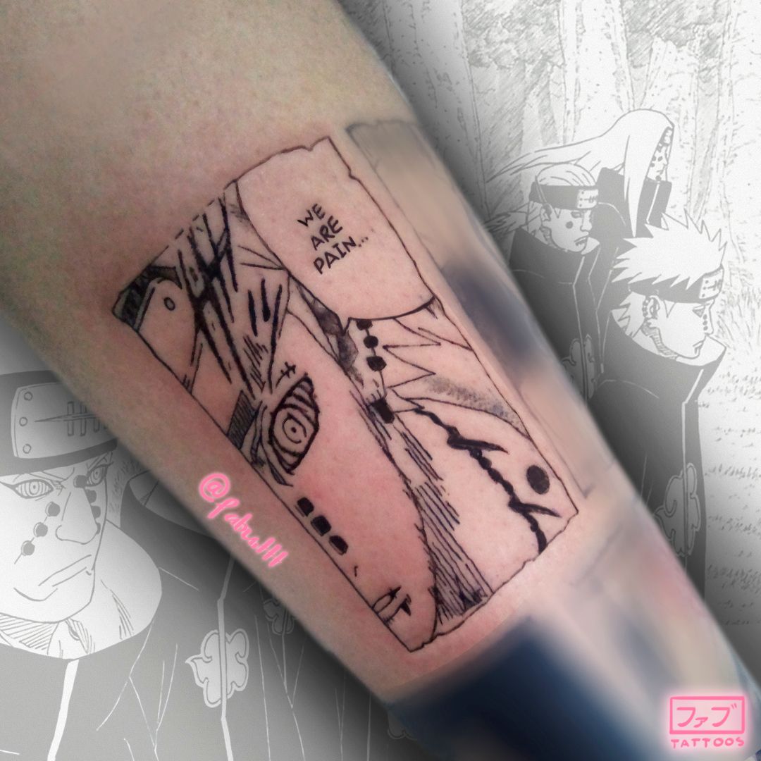 First go at some anime. Super cool pain piece i had the opportunity to... |  TikTok