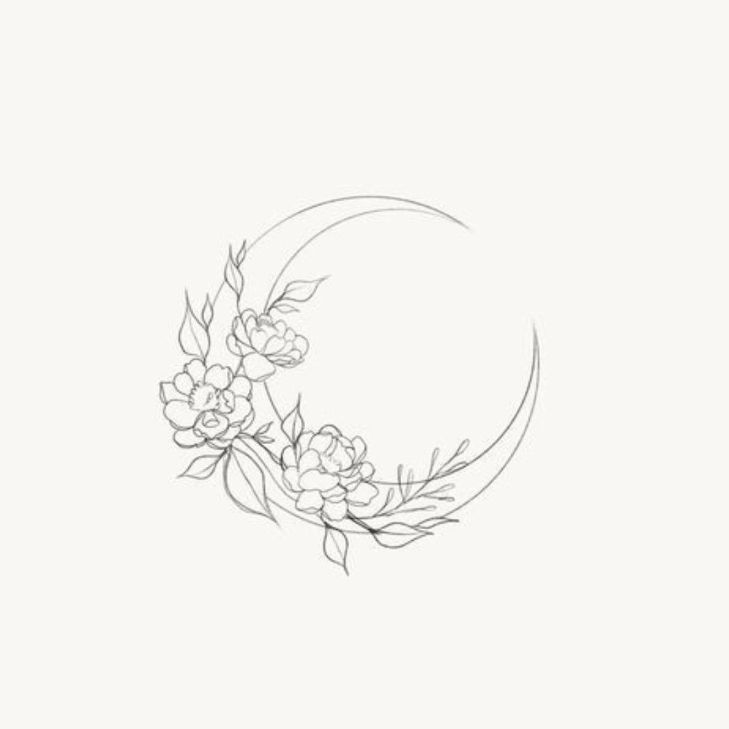 Moon Flower tattoo (ribs) by Fgore on DeviantArt