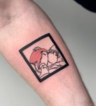 Kissing Couple Tattoo