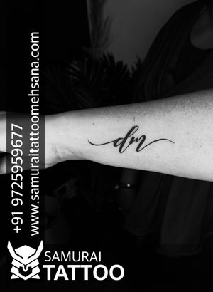 Dm Font tattoo |Dm logo |Dm logo tattoo |Dm tattoo design