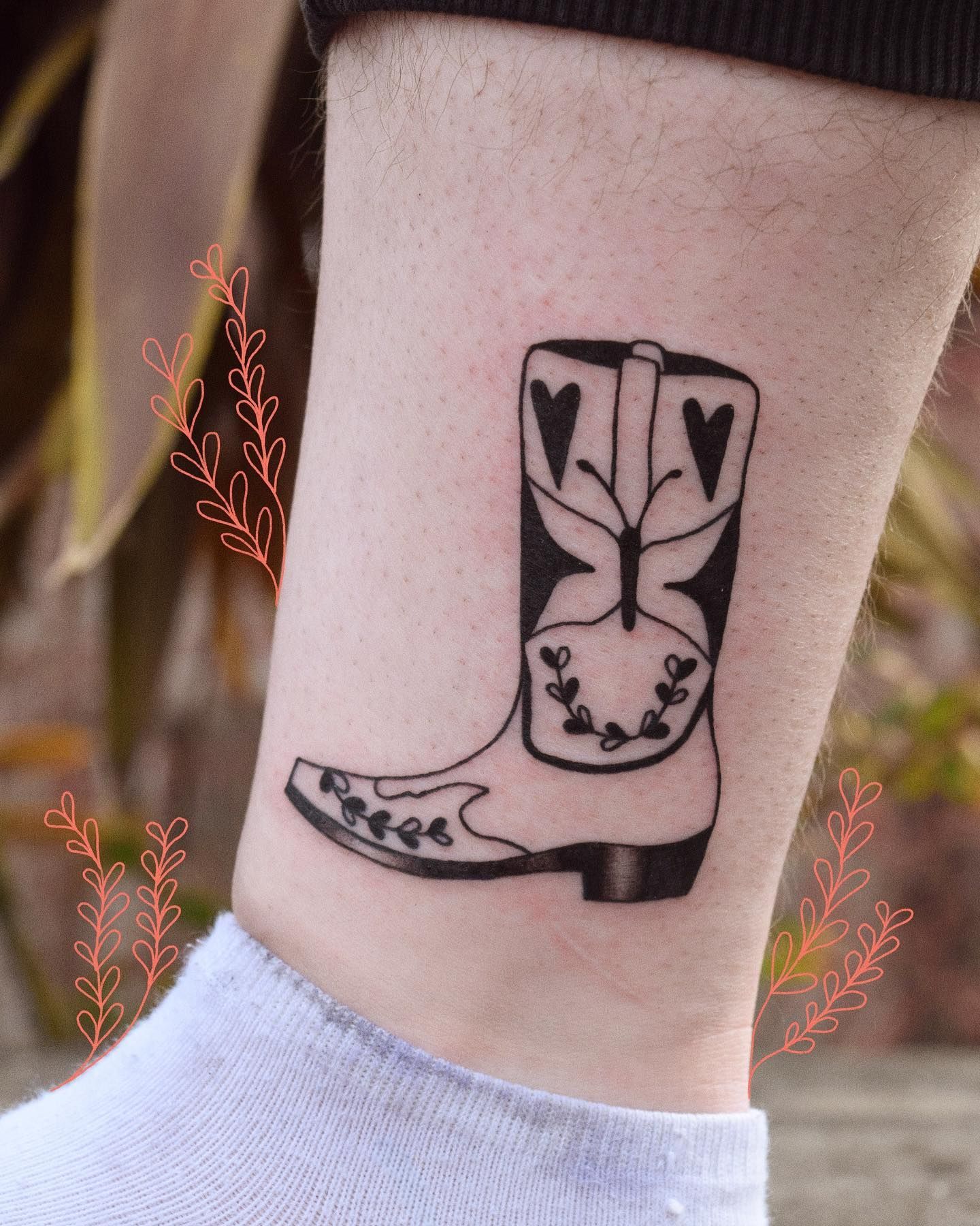 blackwork boots