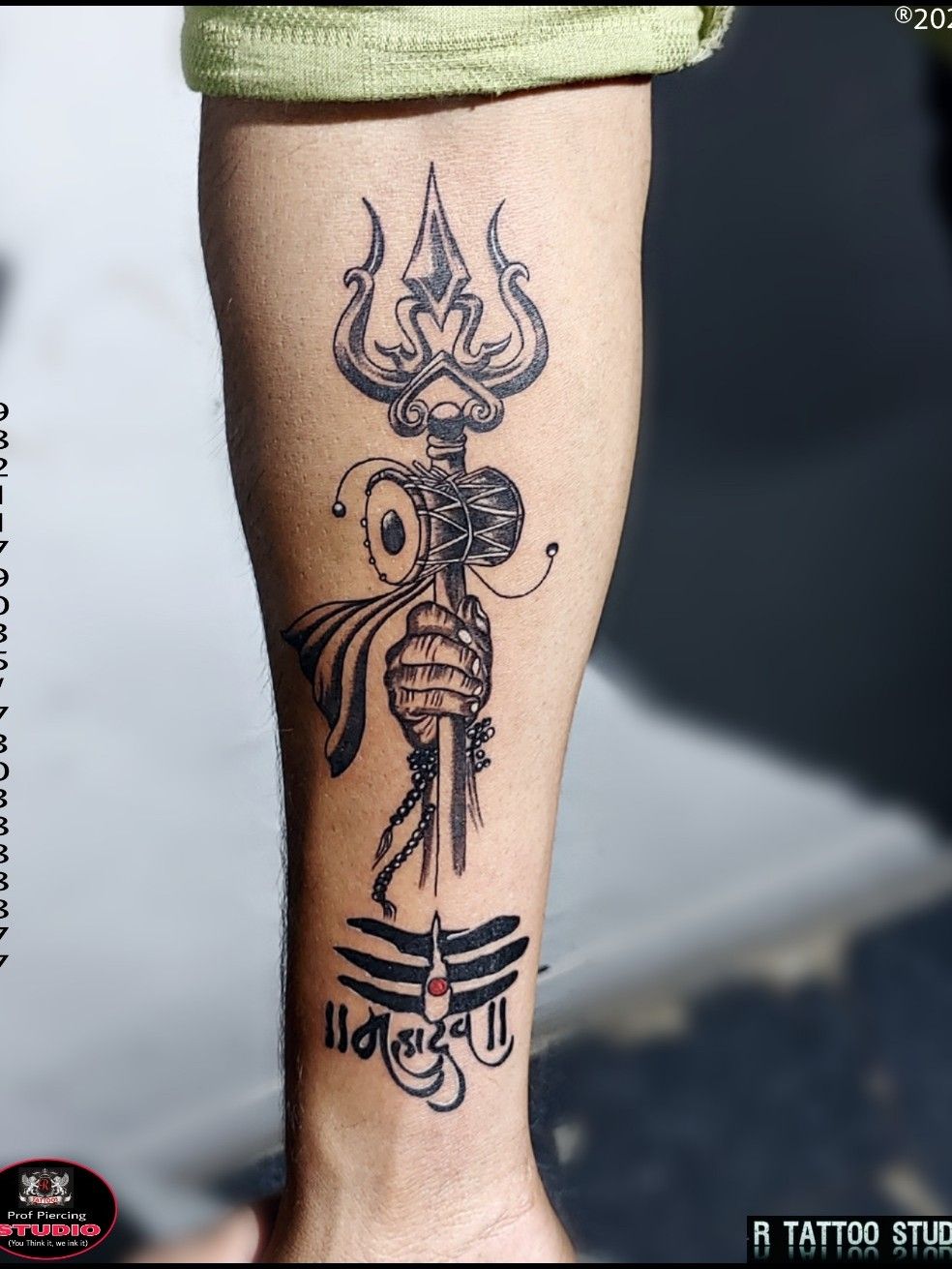 Mahakal tattoo design 💖🙏🙏💞💓 Images • ❤️Anvita ❤️ (@mishra471) on  ShareChat