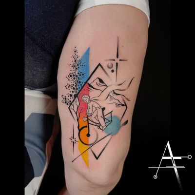 The Little Prince.For custom designs and booking;alperfiratli@gmail.com.....#thelittleprince #littleprince #littleprincetattoo #anime #animetattoo #storytattoo #studioghibliart #studioghiblitattoo #bicycle #cartoon #bicycles #colortattoo #colorfultattoo #customtattoo #bicyclelife  #abstracttattoo #watercolortattoo  #cartoontattoo #abstractart #surrealtattoo #surrealart #miyazakitattoo #cycling #watercolor #cutetattoo #smalltattoos #minimaltattoo #cyclinglife #cyclist  #animeart