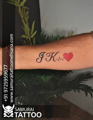 Jk Font tattoo |Jk logo |Jk logo tattoo |Jk tattoo design  