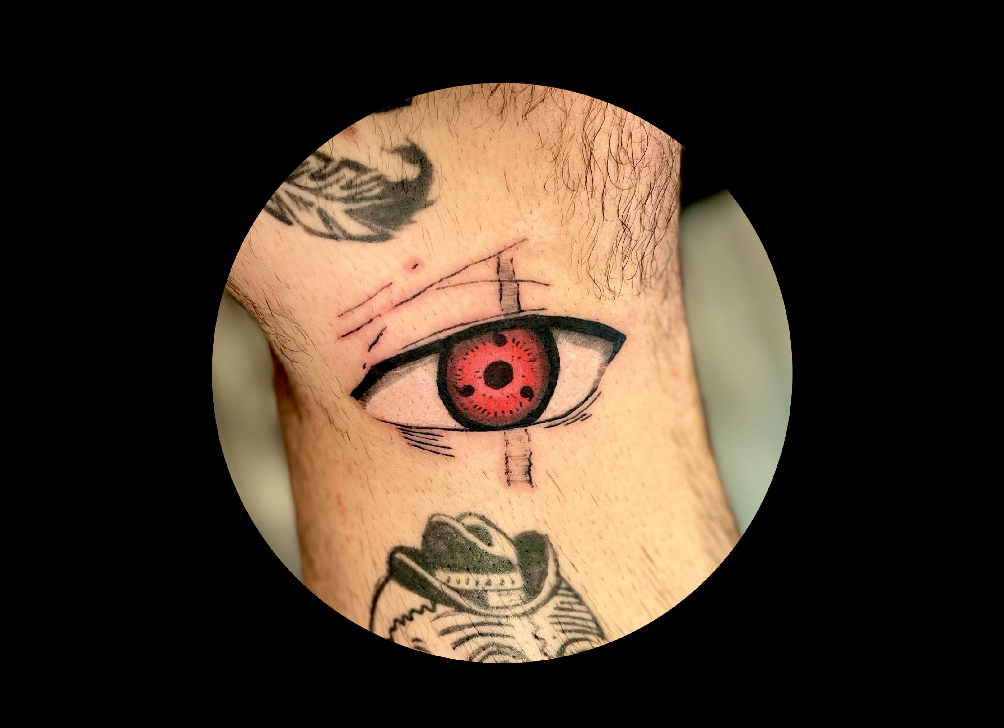 Tattoo uploaded by Jamid Macias • Shinnobis #naruto #sharingan #akatsuki •  Tattoodo