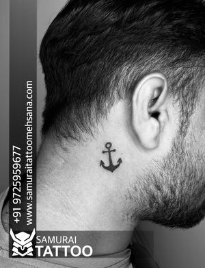 Anchore tattoo |Anchore tattoo design |Anchore tattoo idea |tattoo for boys |Neck tattoo