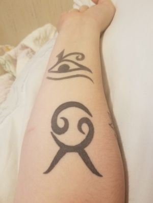 A Taurus/cancer combined and my eye of horus