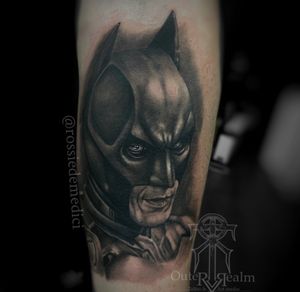 Batman #batman #darknight #blackandgrey #portrait