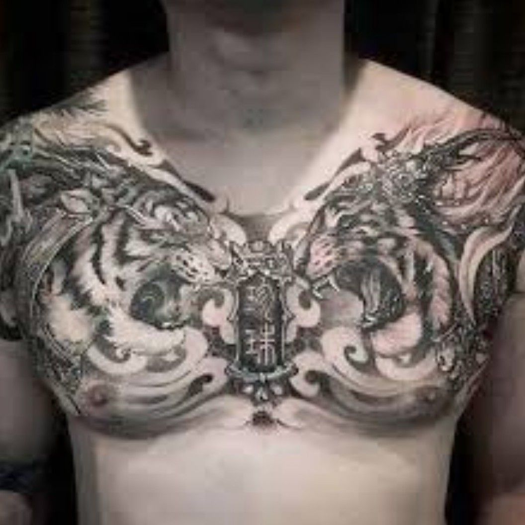 chest tattoos drawings ideas