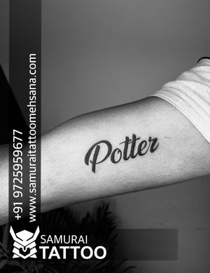 potter name tattoo |Potter name tattoo ideas |Potter name tattoo design |Potter tattoo 