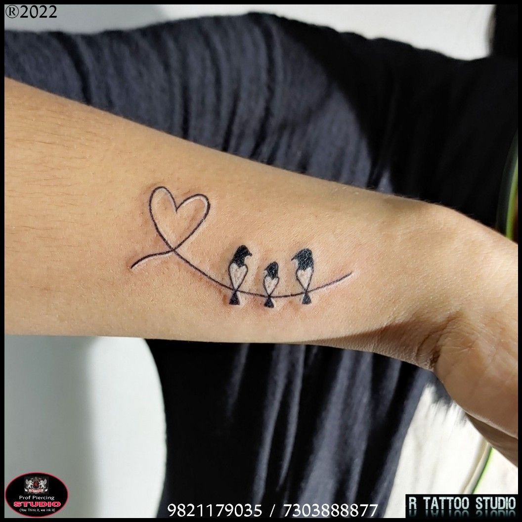 Beautiful bird family tattoo  Family tattoos Feather tattoos Family  tattoo designs