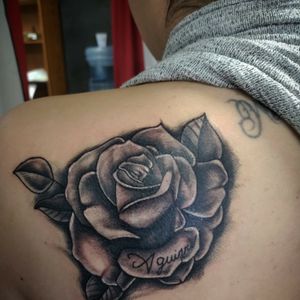 Rose . Tattoo by tattoobyanthony at The Tattoo Shop in twin falls Idaho 