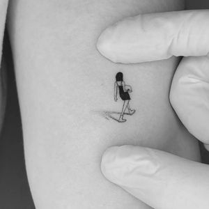 Tiny grl . #tattoo #zagreb #croatiantattoo #dotting #tattooinspiration #tinytattoo #smalltattoo #arte #tatuagem #tatuaje #tatts #tatuaggio #tetovaze #blacktattoo #newpost #ttism #tattooflash #tattooideas #minitattoo #subota #spica #streetstyle #croatiatattoo