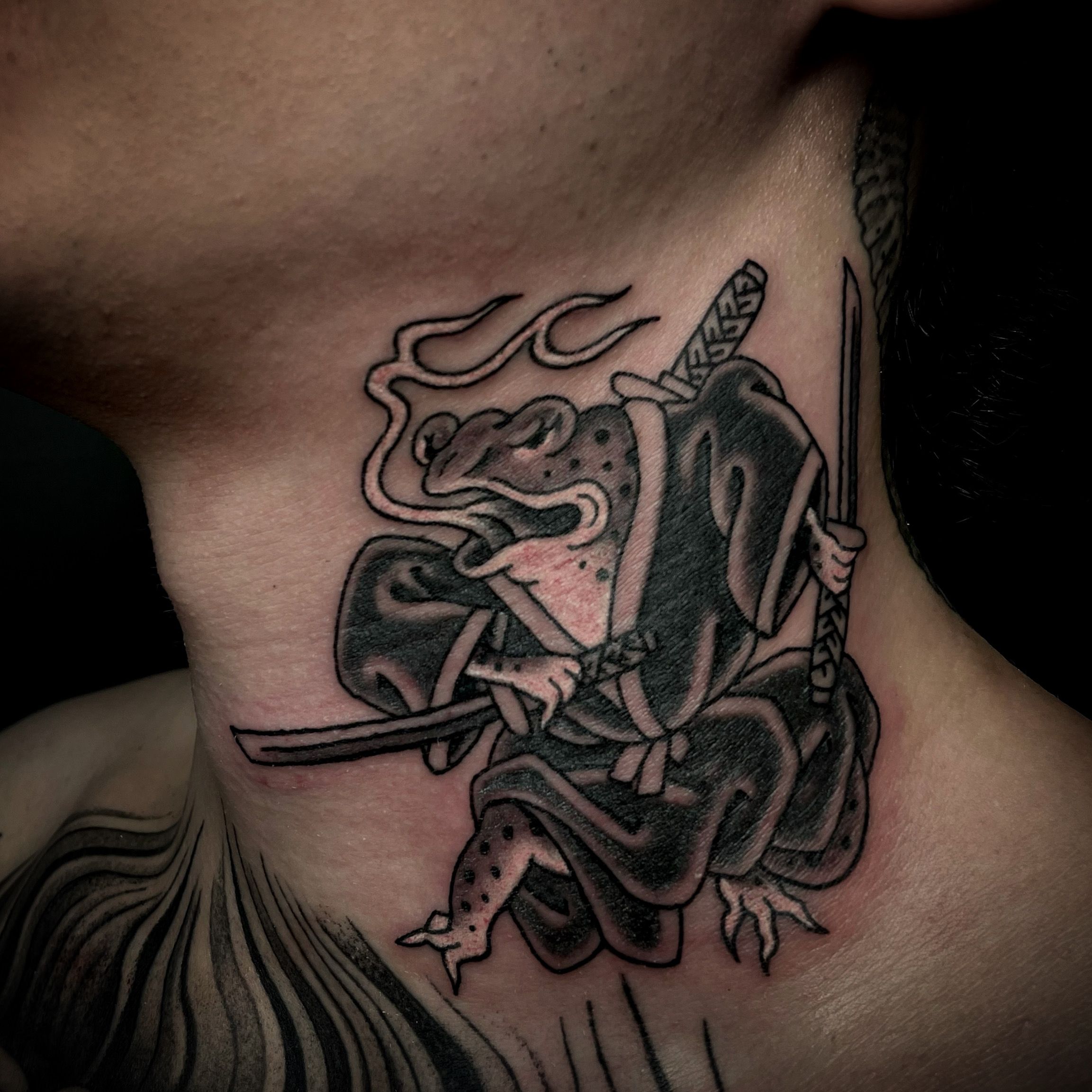 neck tattoo samuraiTikTok Search