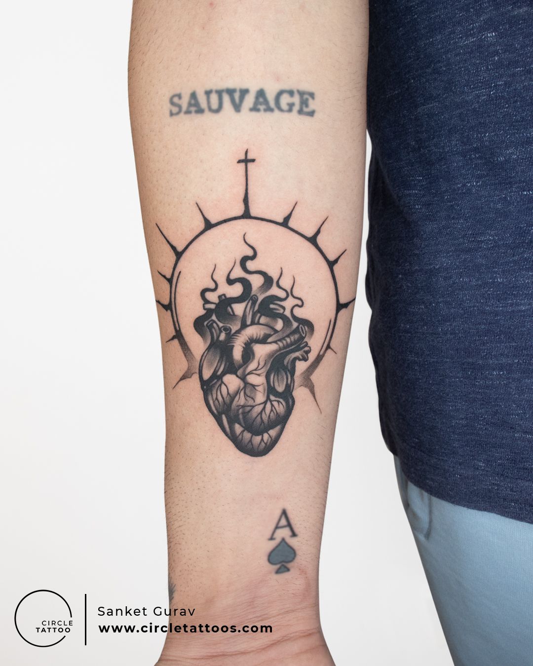 Tattoo uploaded by Circle Tattoo • Arm Band Tattoo done by Sanket Gurav at  Circle Tattoo • Tattoodo