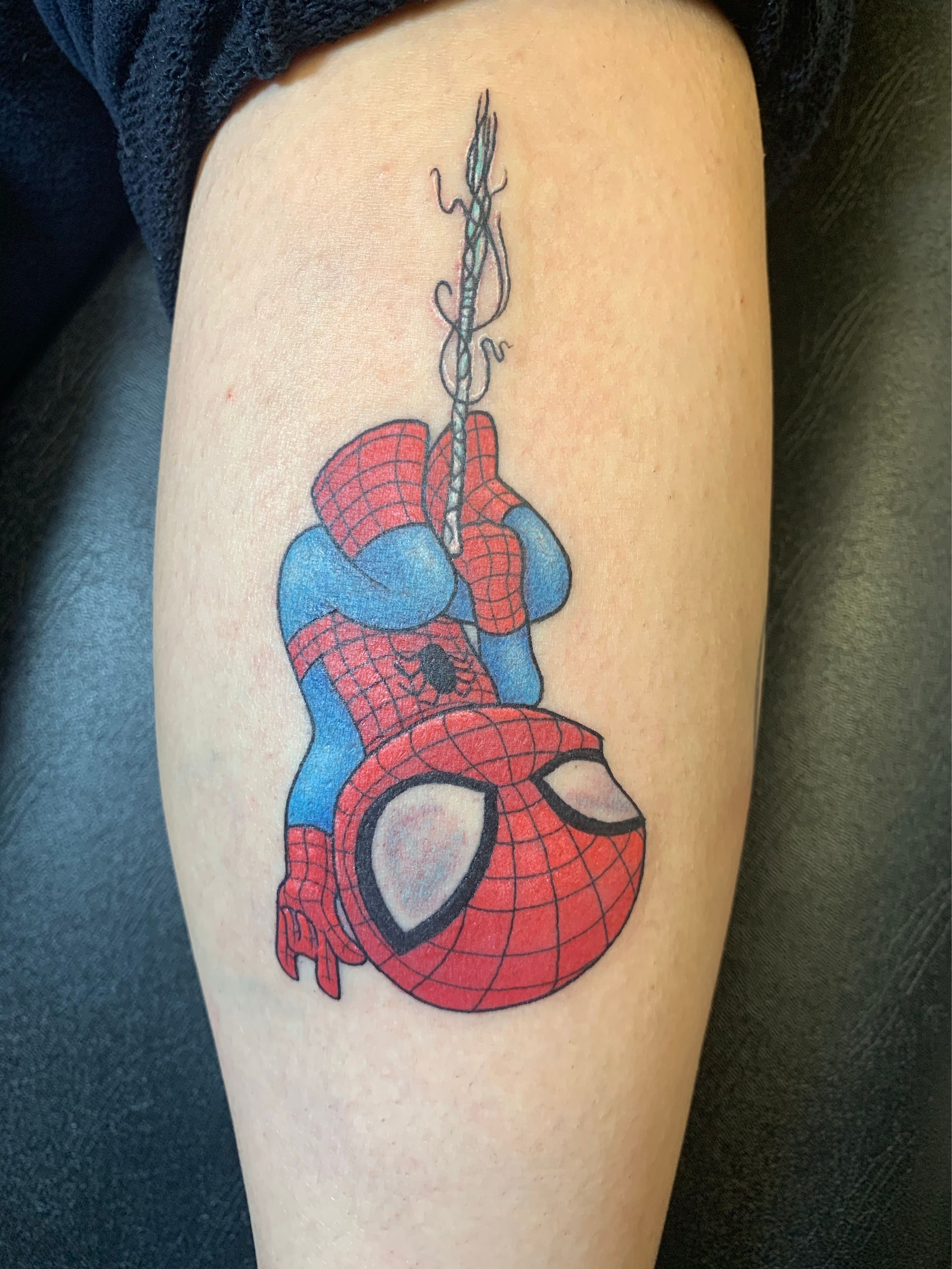 My The Amazing SpiderMan Tattoo done by Tinas ink in Santa Fe NM  r Spiderman