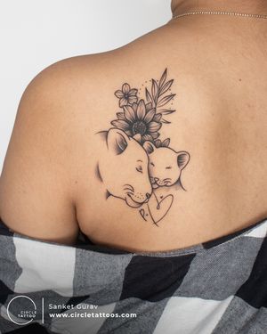 Cute tattoo done by Sanket Gurav at Circle Tattoo