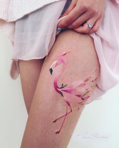 WATERCOLOR TATTOO BY PIS SARO (@PISSARO_TATTOO)