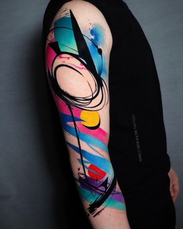 WATERCOLOR TATTOO BY MARCO PEPE (@marcoencre)