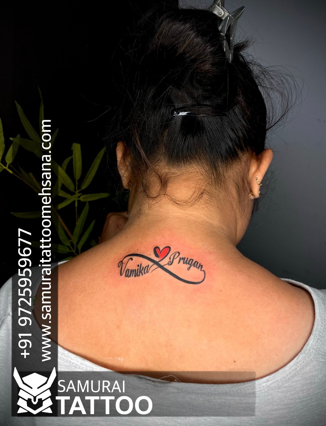 Tattoo uploaded by Vipul Chaudhary • Vamika name tattoo
