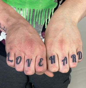 "Love hard"
