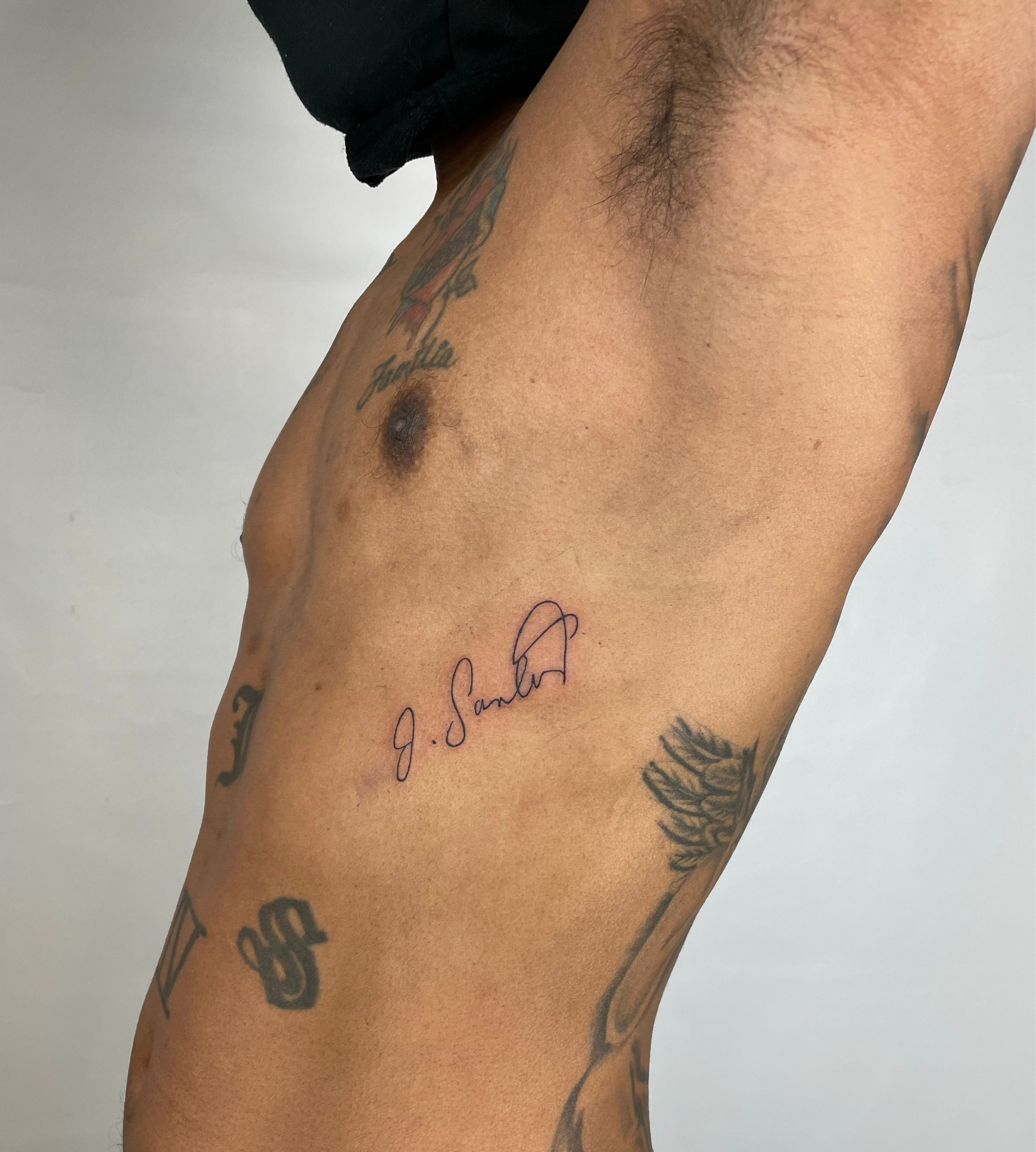 Written in the Stars | Signature Tattoo Ideas | POPSUGAR Beauty Photo 2 |  Small tattoos, Signature tattoos, Tattoo designs and meanings
