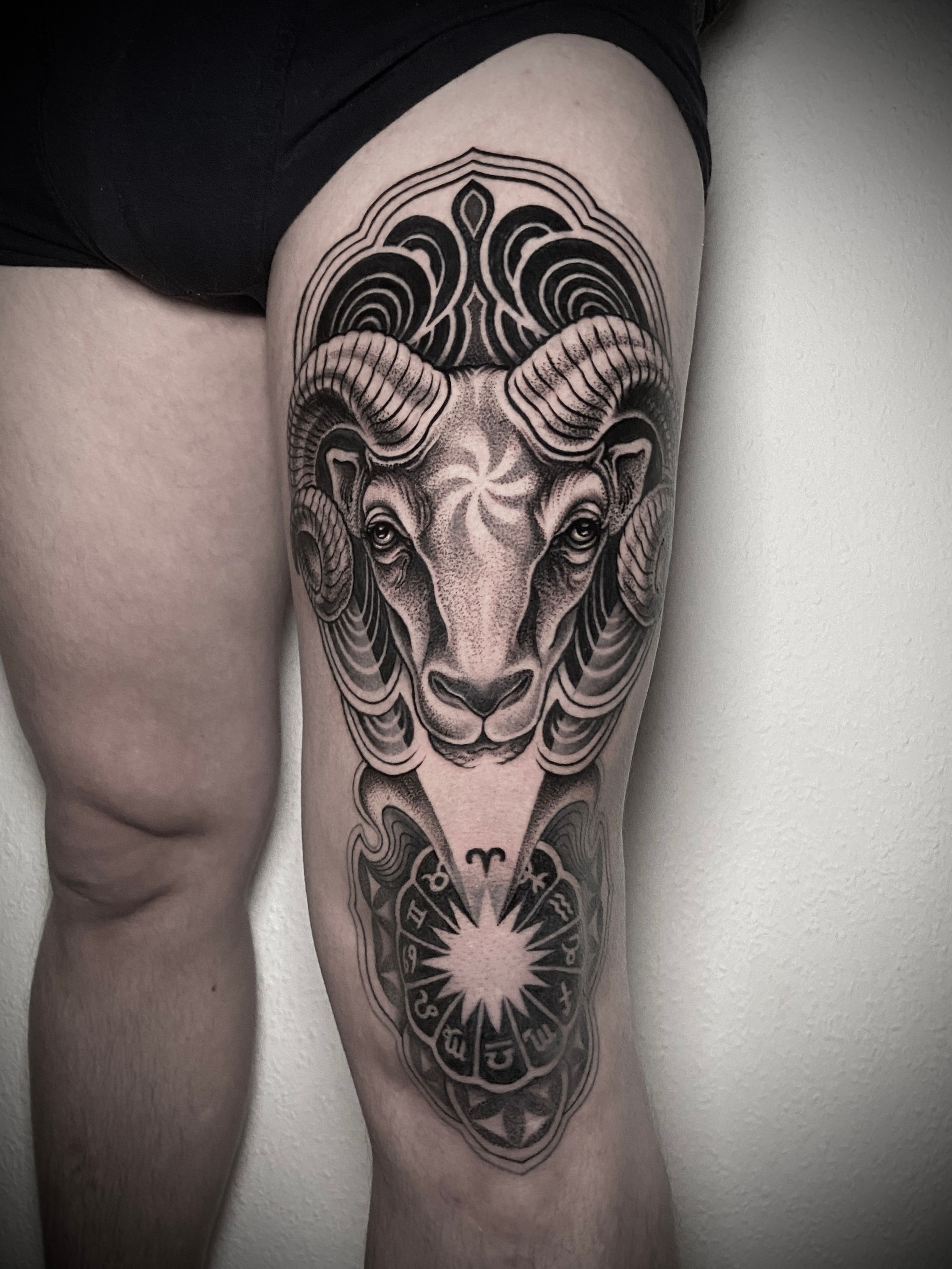 Designs Zodiac Aries Tribal Tattoo 15271, aries tattoo HD wallpaper | Pxfuel
