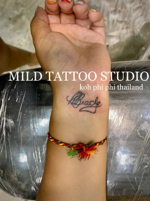 #nametattoos #fonttattoo #tattooart #tattooartist #bambootattoothailand #traditional #tattooshop #at #mildtattoostudio #mildtattoophiphi #tattoophiphi #phiphiisland #thailand #tattoodo #tattooink #tattoo #phiphi #kohphiphi #thaibambooartis  #phiphitattoo #thailandtattoo #thaitattoo #bambootattoophiphi
https://instagram.com/mildtattoophiphi
https://instagram.com/mild_tattoo_studio
https://facebook.com/mildtattoophiphibambootattoo/
MILD TATTOO STUDIO 
my shop has one branch on Phi Phi Island.
Situated , Located near  the World Med hospital and Khun va restaurant