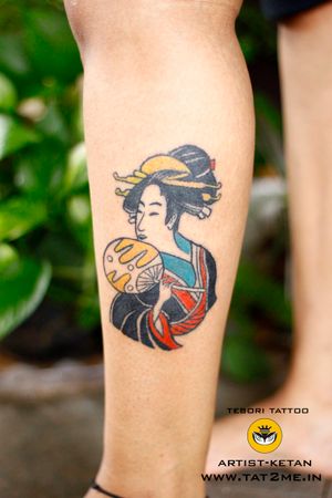 Geisha tattoo tebori tattoo