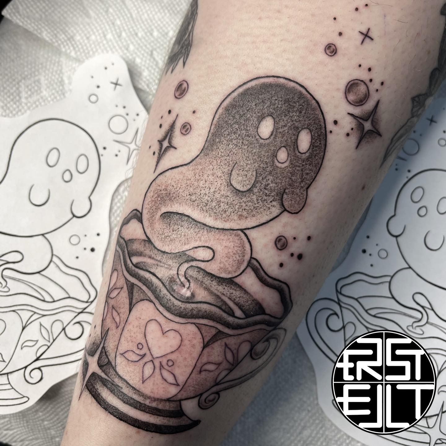 The new version of ghost tattoo #tattooideas #tattoo #viral - YouTube