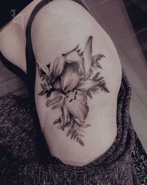 Floral Hip Tattoo 