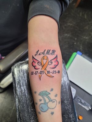 Custom memorial tattoo