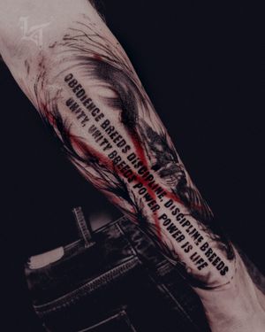 Resident Evil Inspired Underarm Tattoo