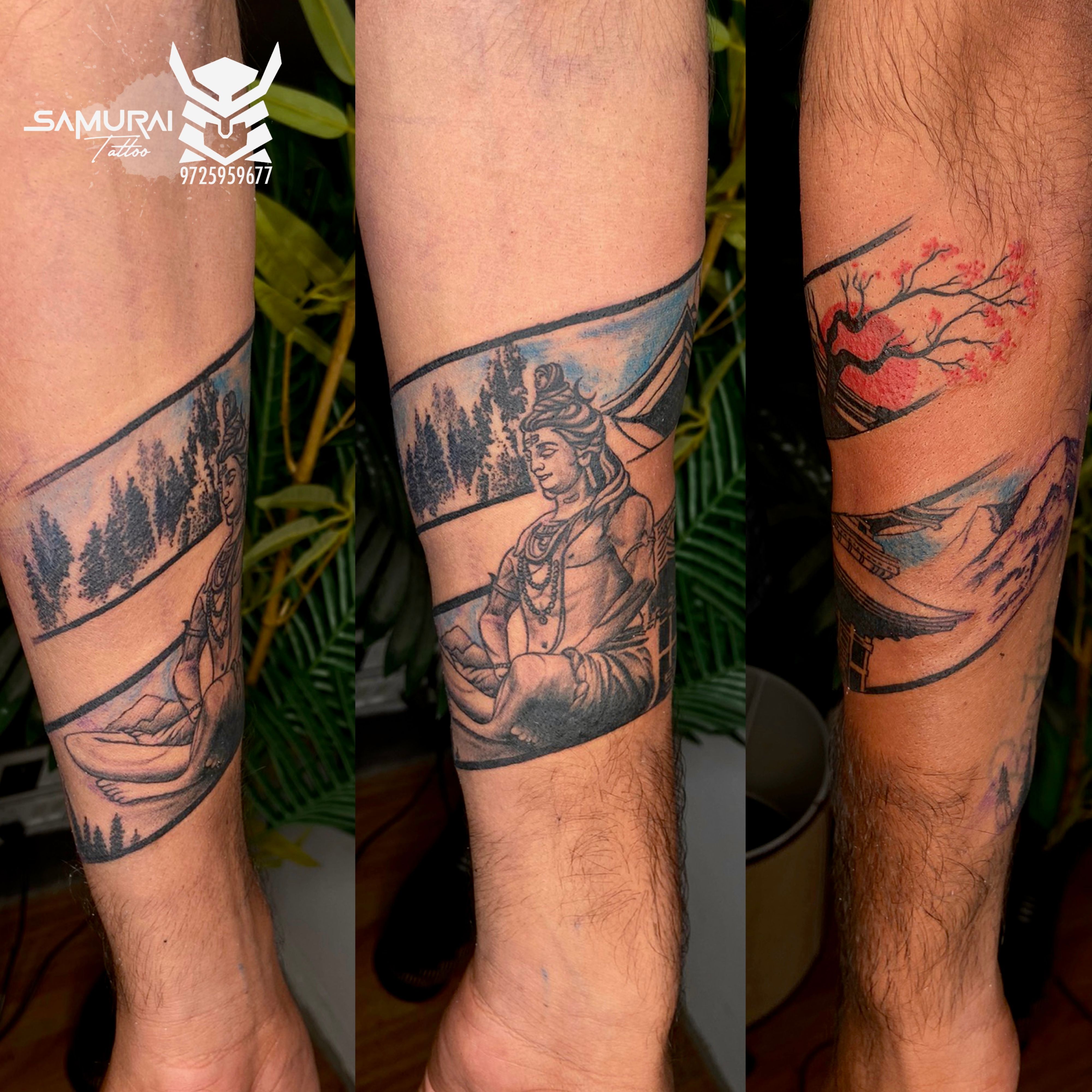 Customised Lord Shiva Armband... - Skin Machine Tattoo Studio | Facebook