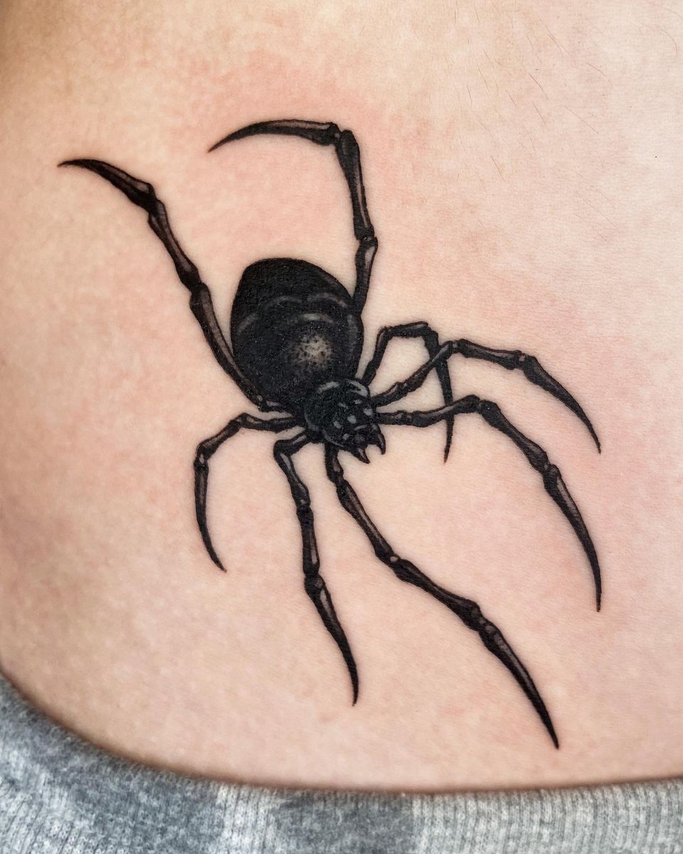 Tattoo uploaded by illson • Black spider • Tattoodo