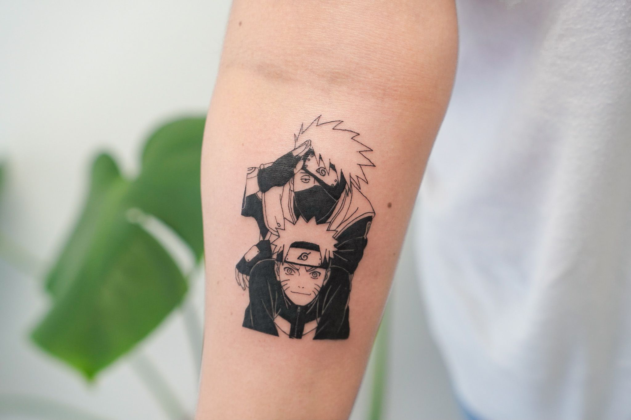 Kakashi tattoo from Naruto by Tina Miller ( @pa.tina.tattoos ) #naruto  #narutotattoo #narutoshippuden #mindseyeink #mindseyetattoo #tattoo… |  Instagram