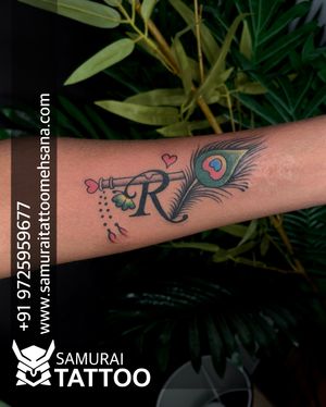R logo tattoo || R tattoo || R font tattoo || R font tattoo design