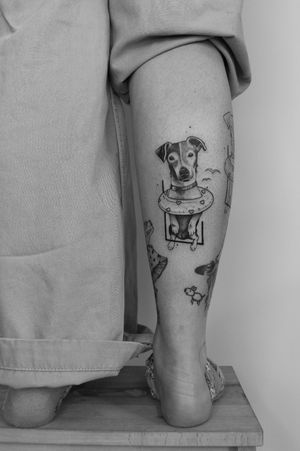 i absolutely love doing those little animal portrait tattoos. 💞 thank you!#dog #dogportrait #dogportraittattoo #dogportraitartist #dogtattoos #animaltattoos #petportrait #petportraitartist #petportraittattoo #tattoomag #tattooartistmagazine #tattooartistmag #inklover #inkaddicted #cutetattoos #cutetattoo #animallovers #animalsofinstagram 
