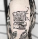 TV Concept Tattoo by Galen Bryce