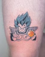 Goku Tattoo by Galen Bryce #goku #animetattoo #cartoontattoo #nyctattoo