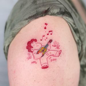 Steven Universe Tattoo by Galen Bryce Tattoo #stevenuniverse #steven #crystalgems #anime