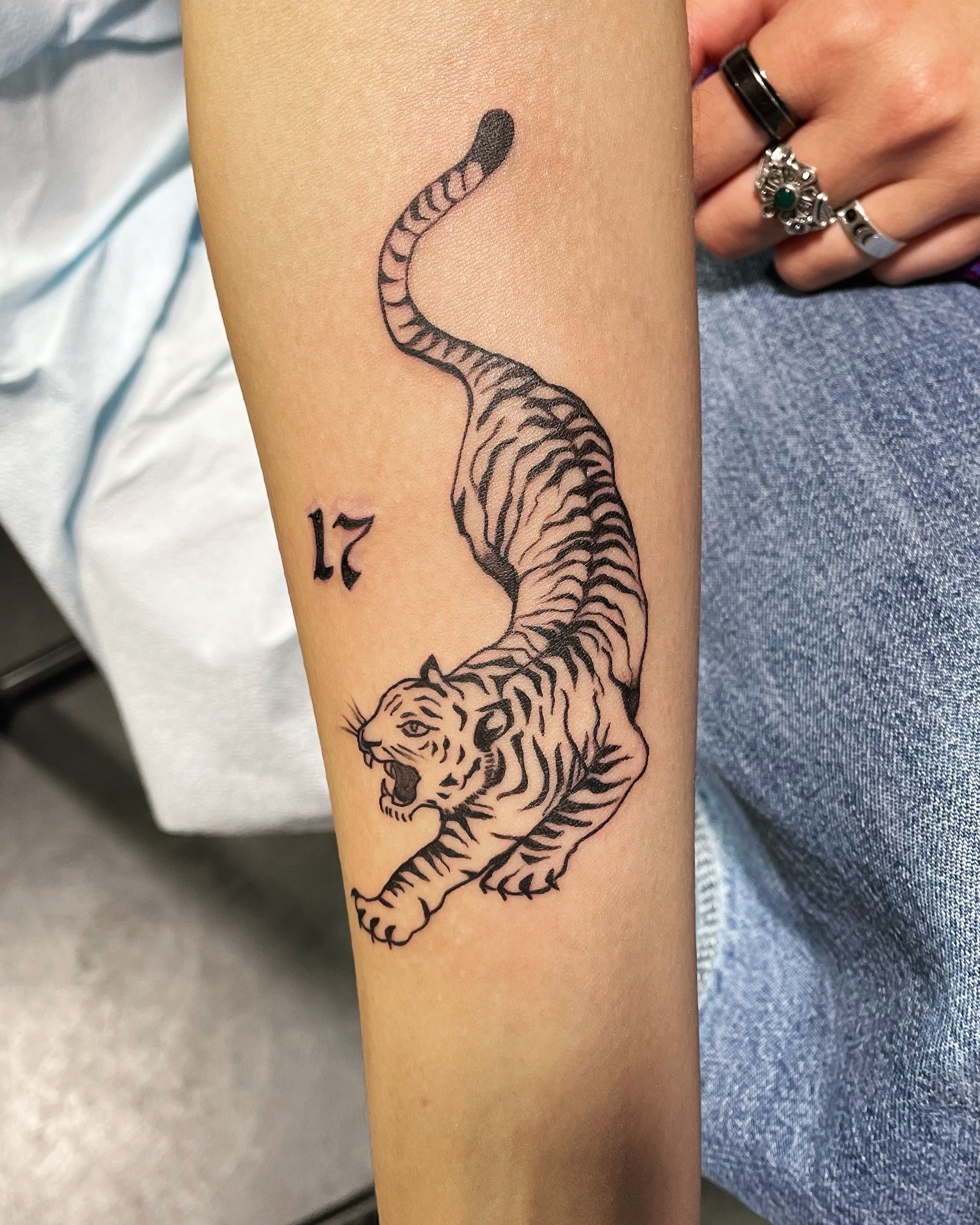 Tiger and Rose Tattoo | Tiger-Universe