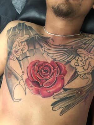 Whole chest almost done 🤙🏽