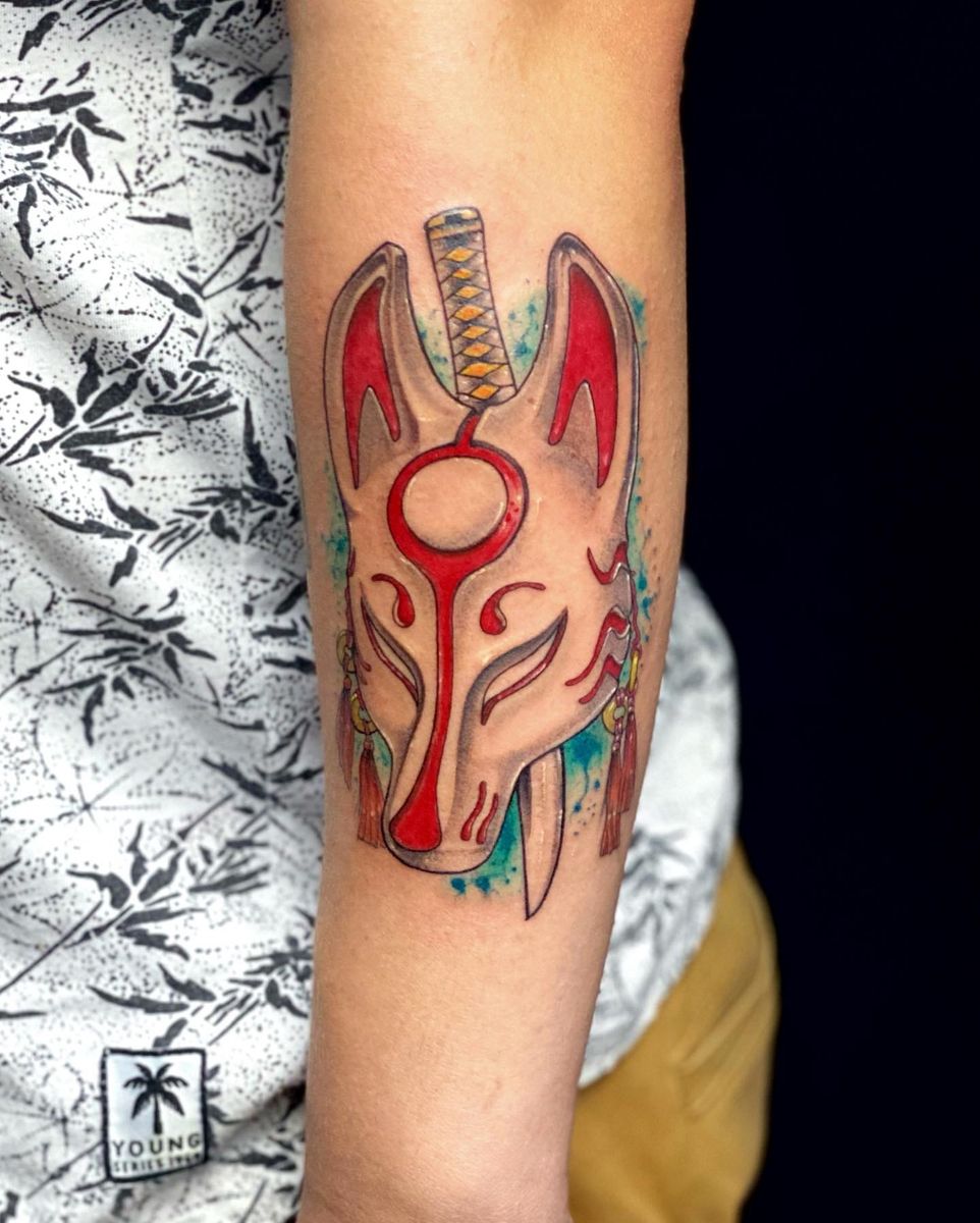 Tattoo uploaded by Steve.Varas_ink • anbu mask • Tattoodo